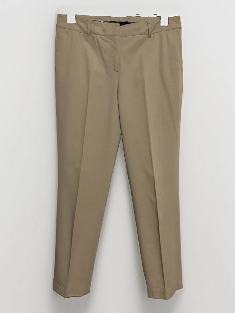 Lafayette 148 Beige Career Dress Pants Women’s Size 8 Flat Front Straight Leg